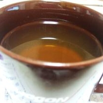 喉に良くて温まります（*^^*）
温かい麦茶もいいですね♡♥